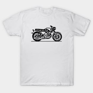 CB77 Bike Sketch Art T-Shirt